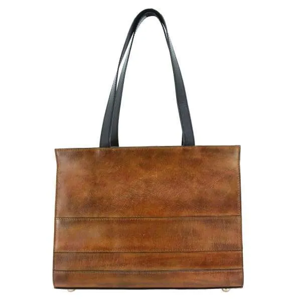 Apollo Classic Structured Leather Handbag