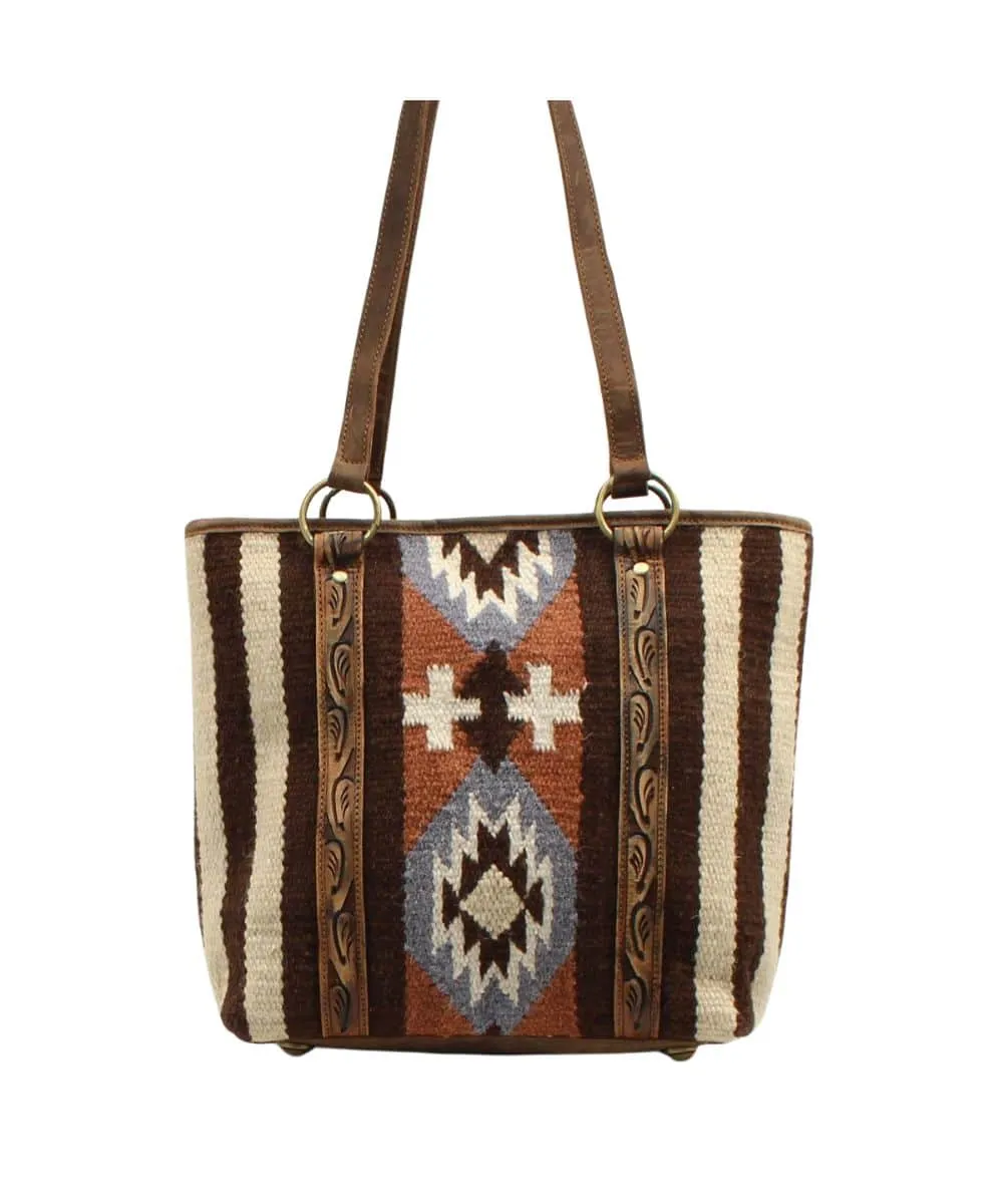 Ariat M&F Women's Brown Blanket Tote