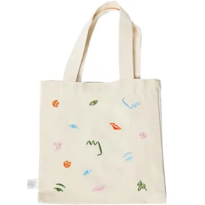 Art Party Canvas Mini Tote Bag