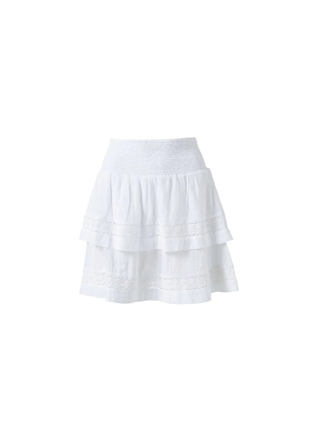 Barbara White Skirt