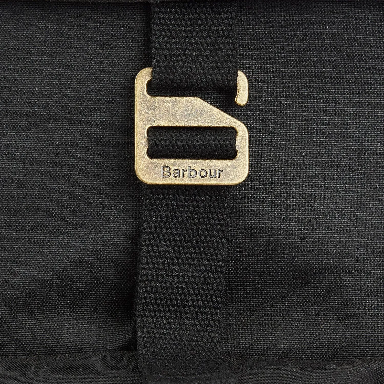 Barbour Essential Wax Backpack in Black