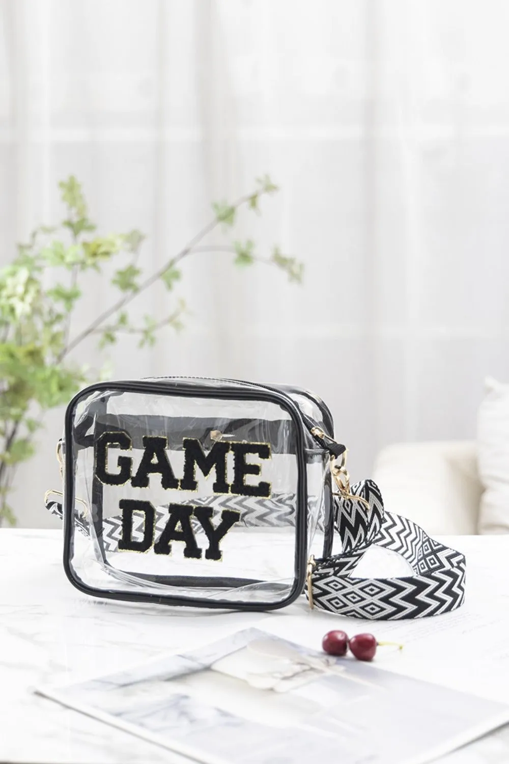 Bohemian GAME DAY Stadium Approved Transparent Crossbody Bag