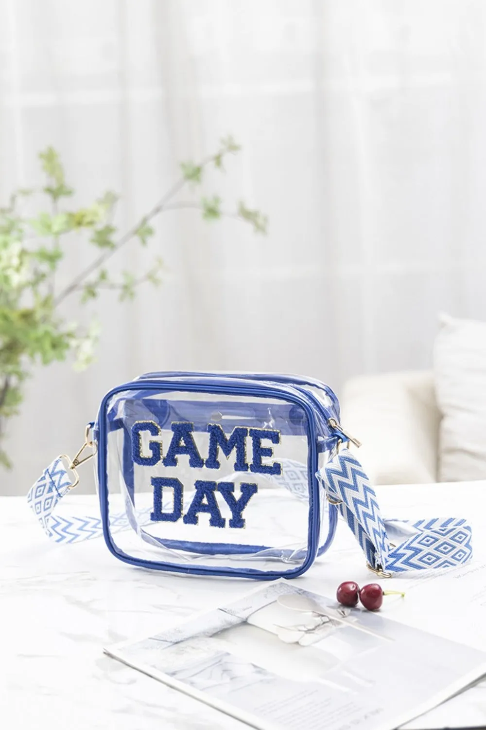 Bohemian GAME DAY Stadium Approved Transparent Crossbody Bag