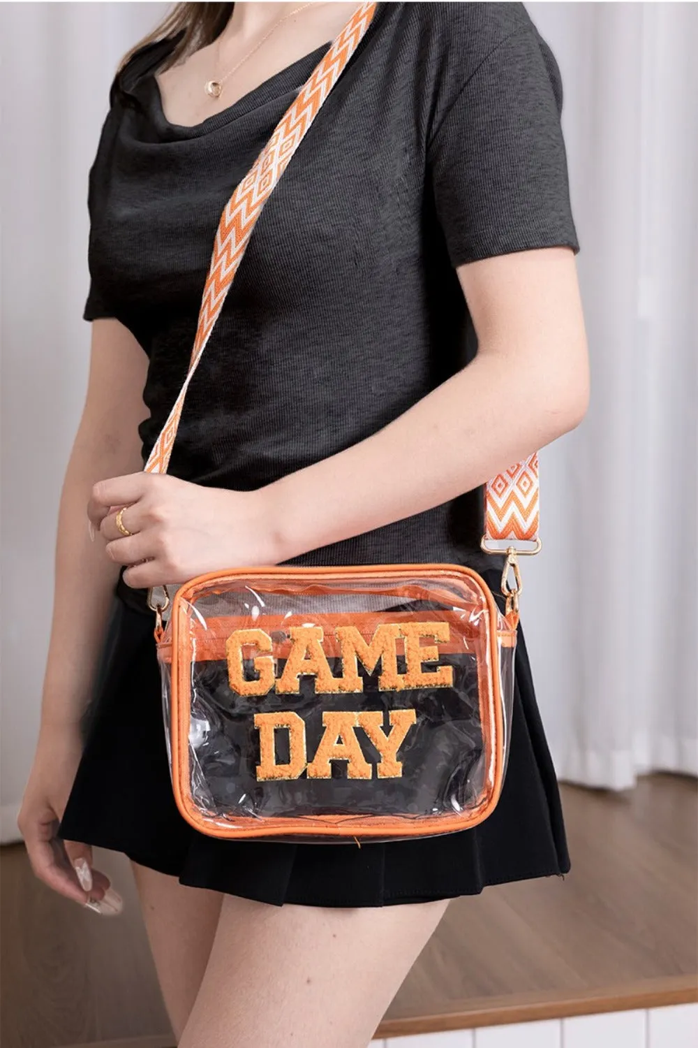 Bohemian GAME DAY Stadium Approved Transparent Crossbody Bag