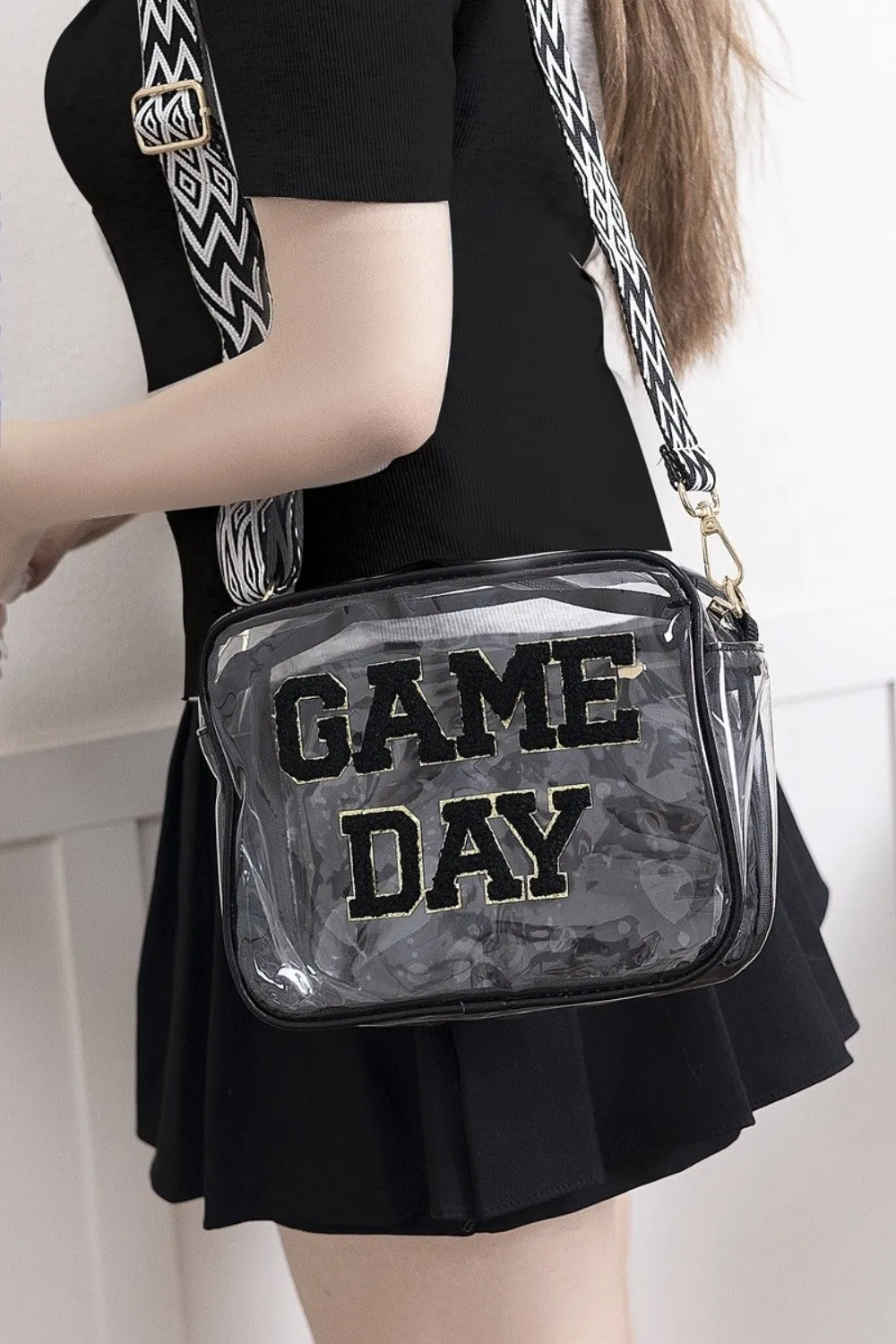 Bohemian GAME DAY Stadium Approved Transparent Crossbody Bag