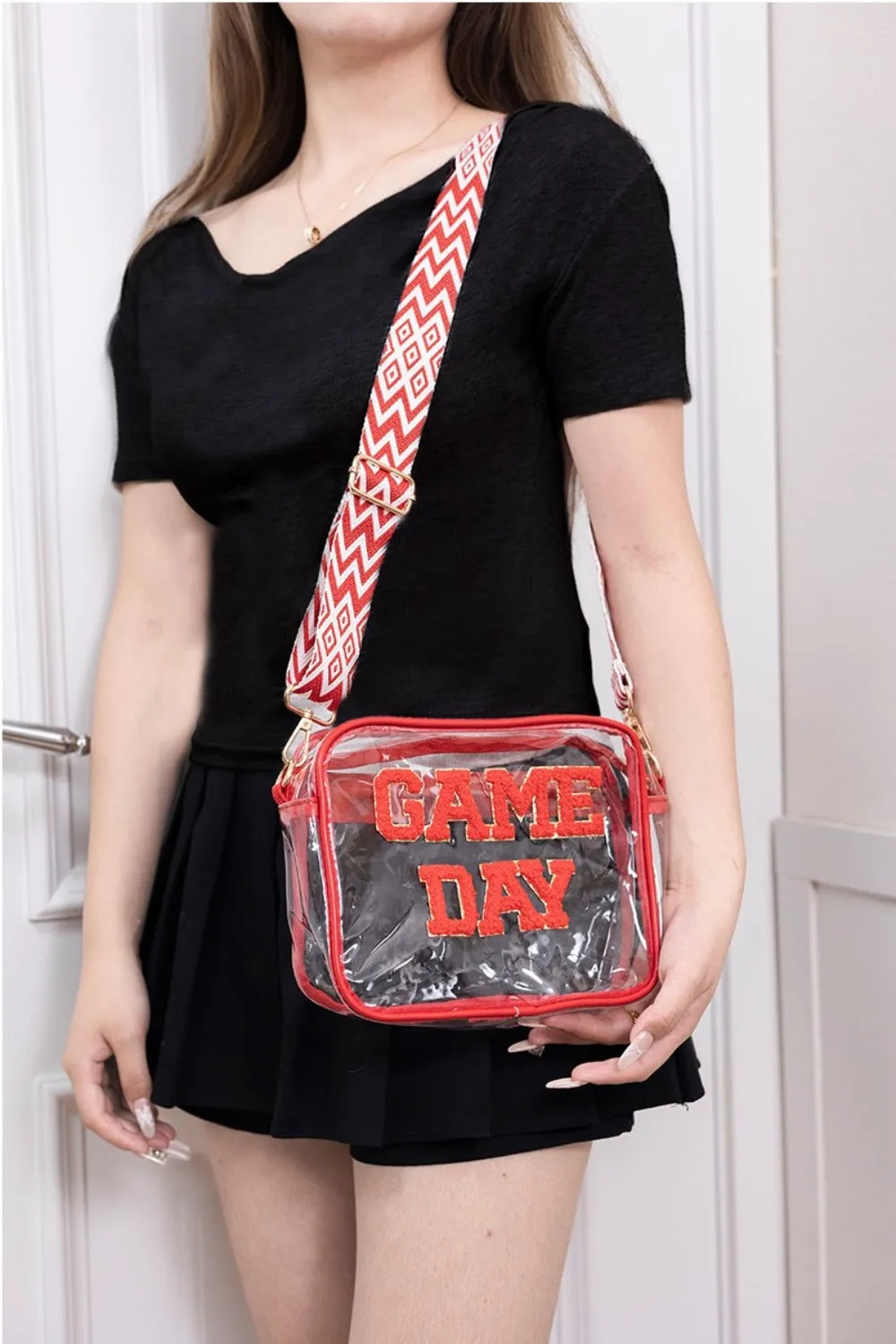 Bohemian GAME DAY Stadium Approved Transparent Crossbody Bag