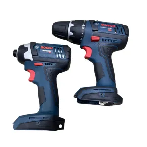 BOSCH 12V 2-Tool Cordless Drill & Impact Driver with Case (No Batteries Included)