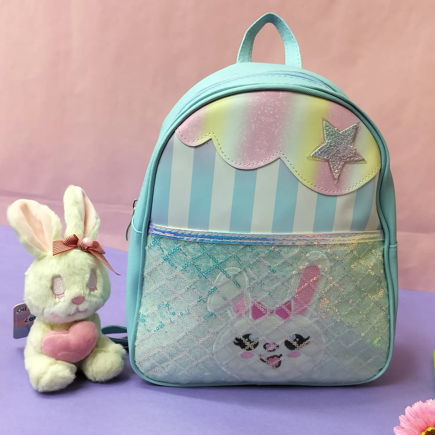 Bunny Fancy Mini Backpack.