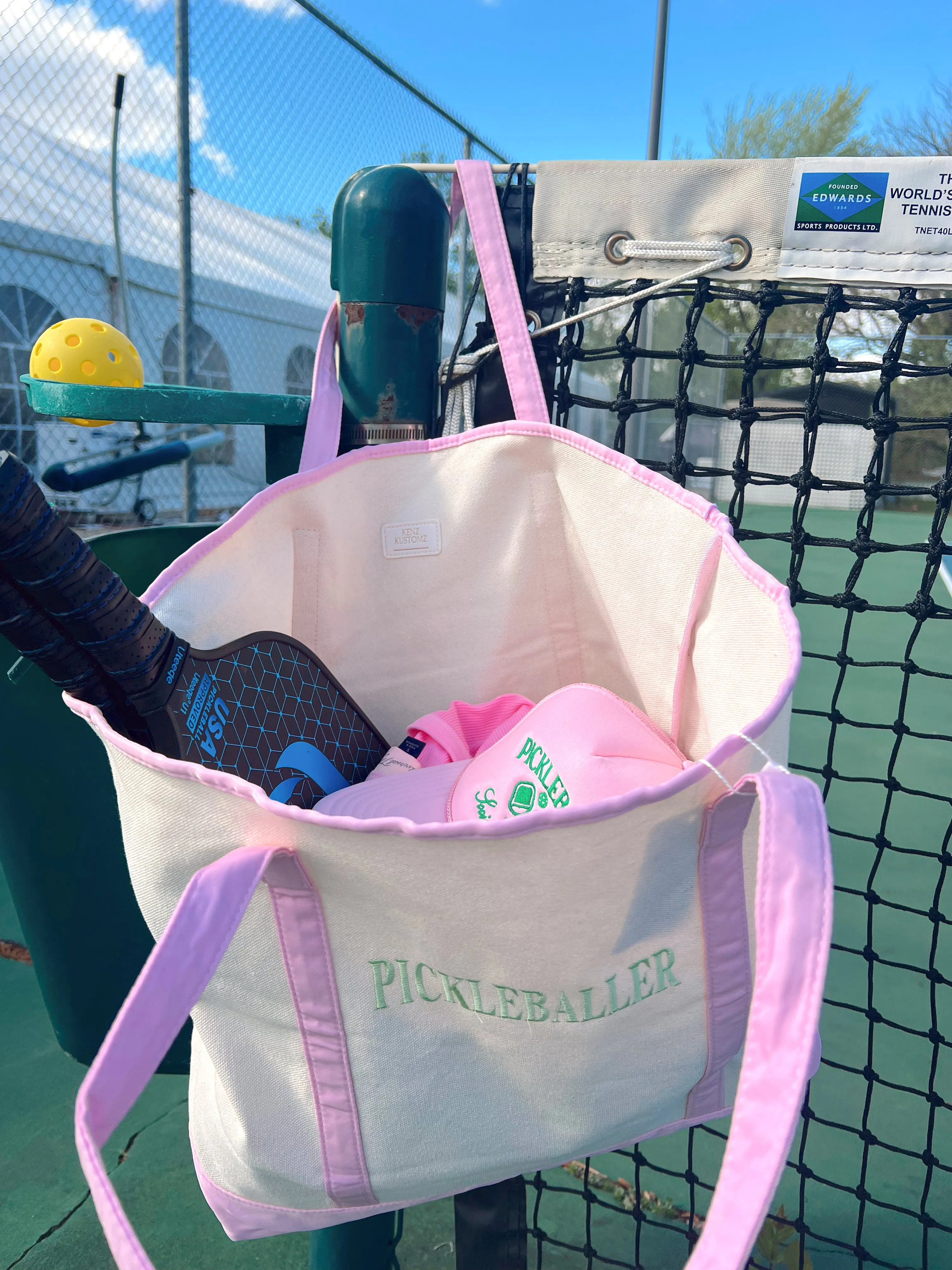 Canvas Boat Tote - Embroidered