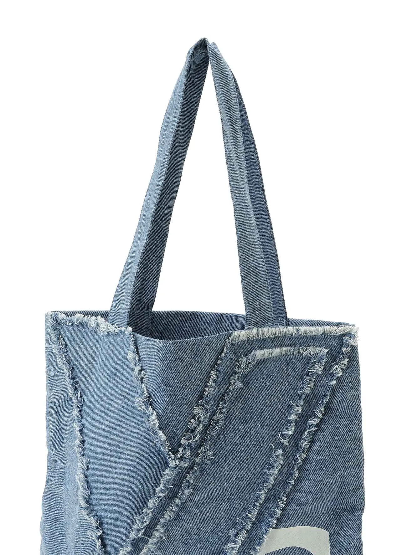 C/DENIM Y-DESIGN PATCHWORK TOTE