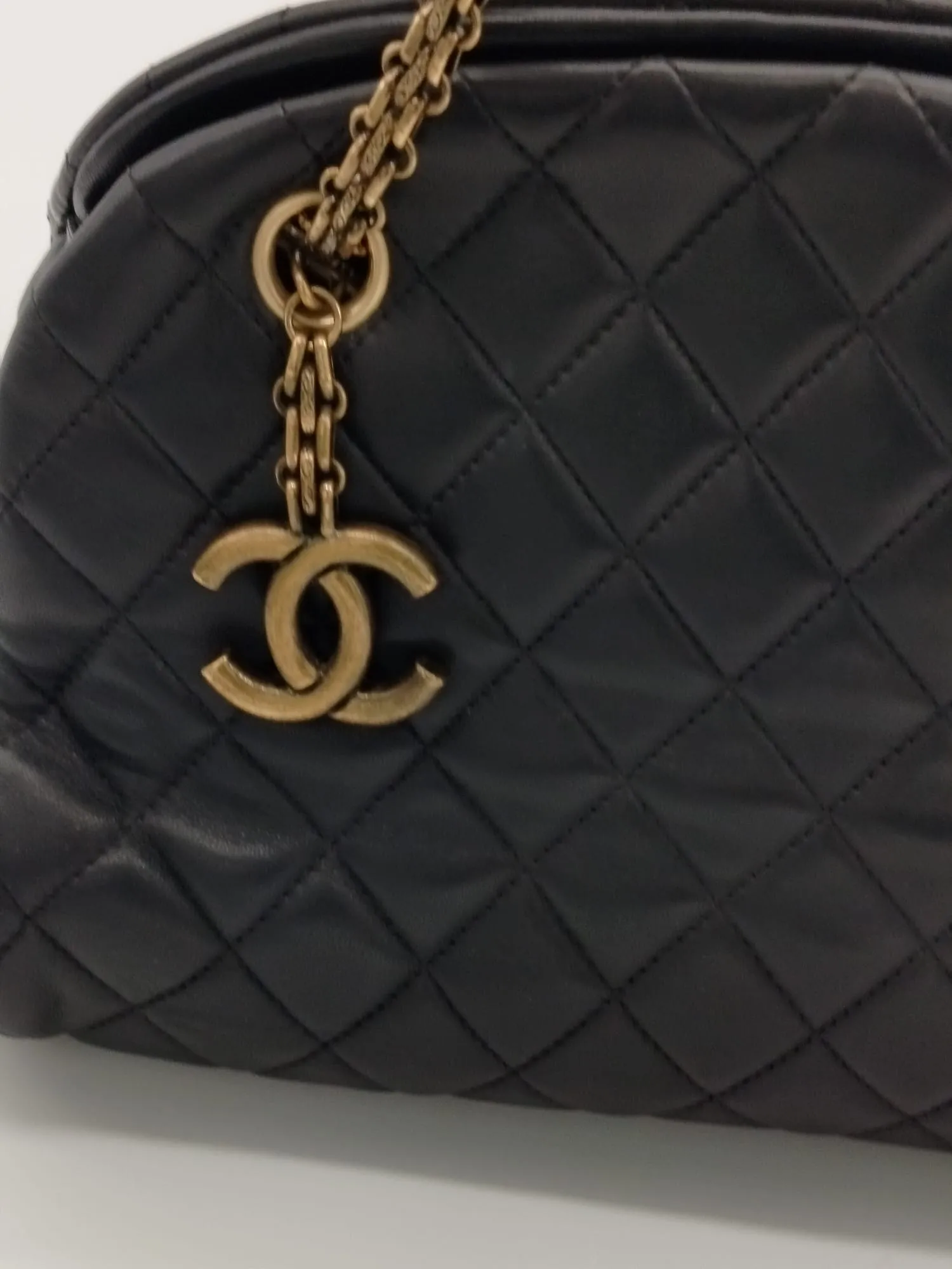 CHANEL Chanel Quilted Rita Shopping Tote