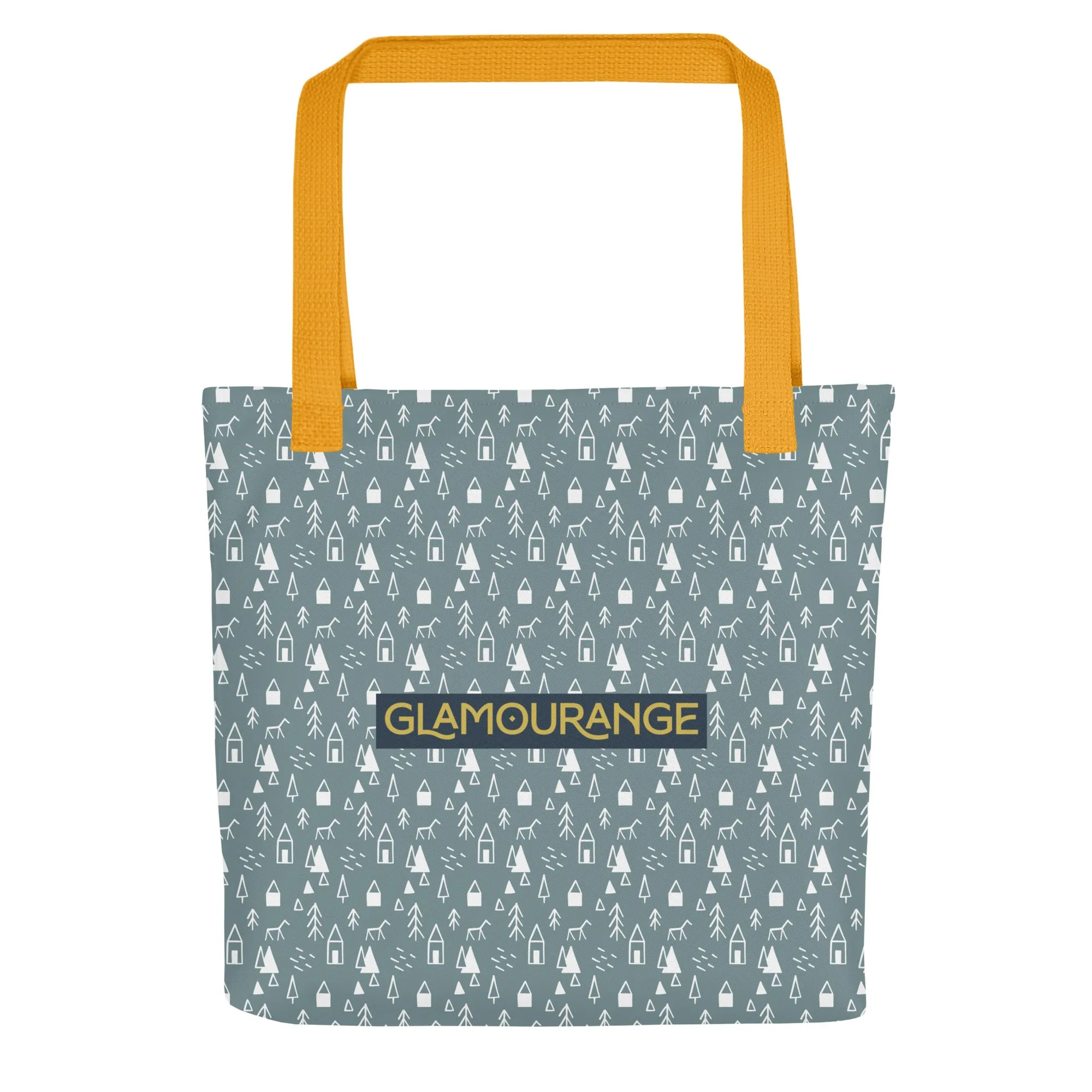 Christmas Tote Bag --- Christmas Tree (Glamourange Festive Pattern Christmas Tote Bags)