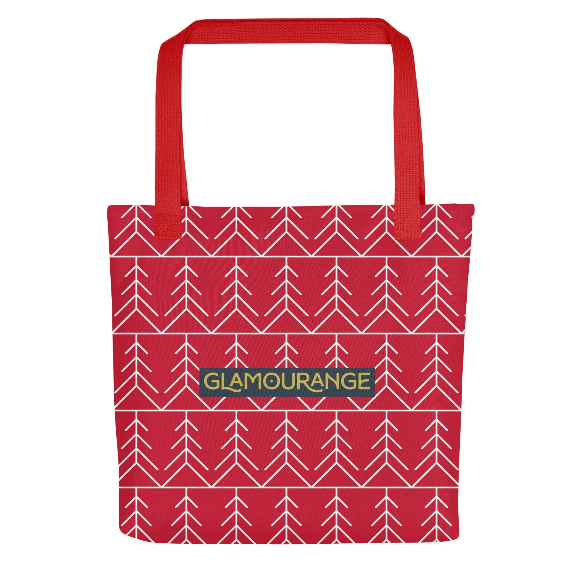 Christmas Tote Bag - Fir Tree (Glamourange Festive Pattern Christmas Tote Bags)