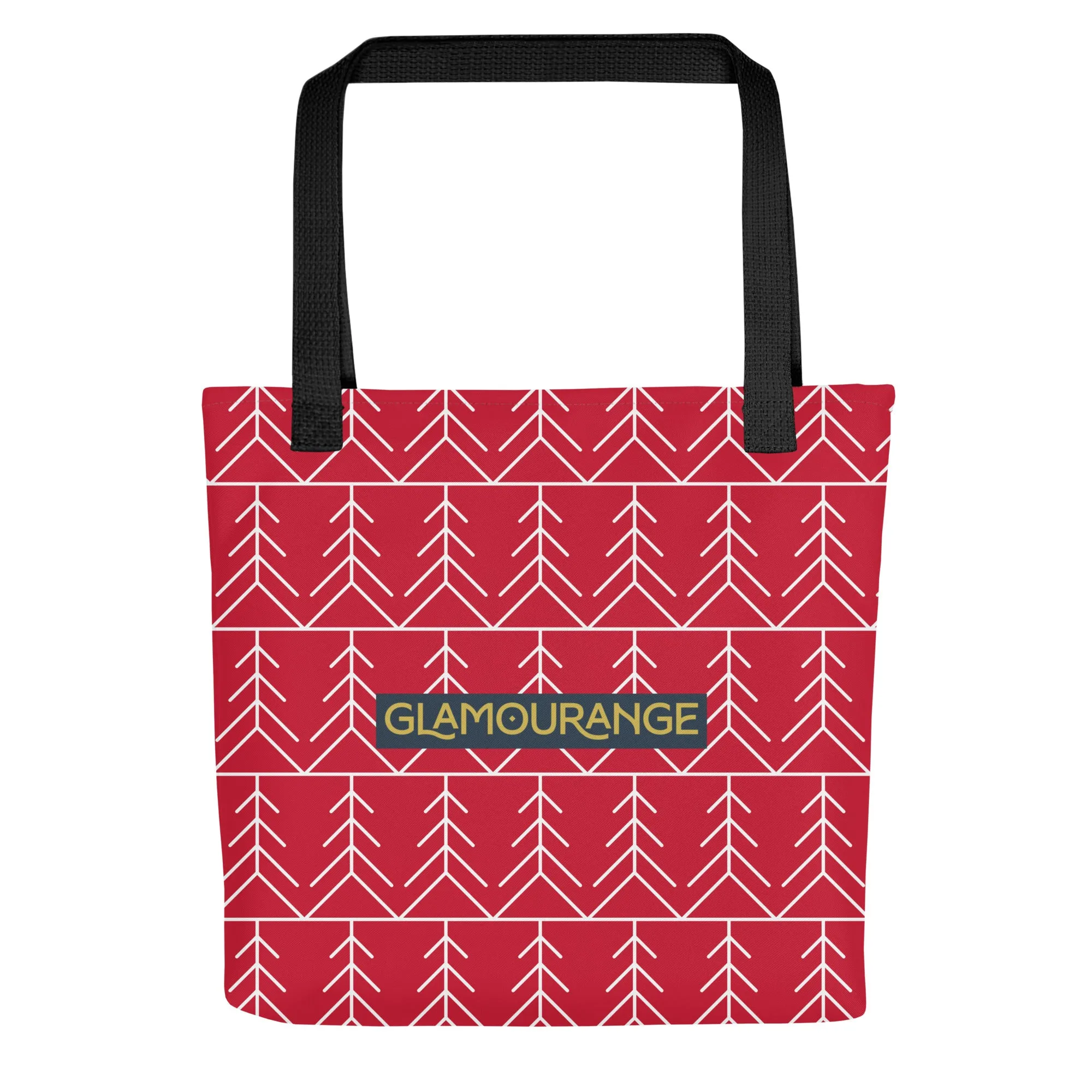 Christmas Tote Bag - Fir Tree (Glamourange Festive Pattern Christmas Tote Bags)