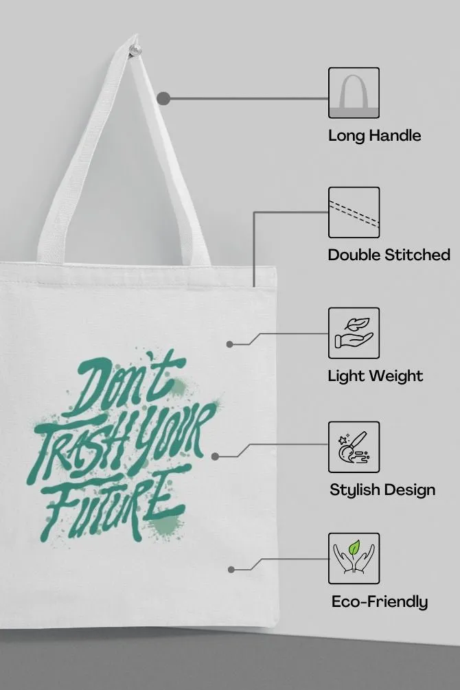 Climate Action Quote Zipper Tote Bag