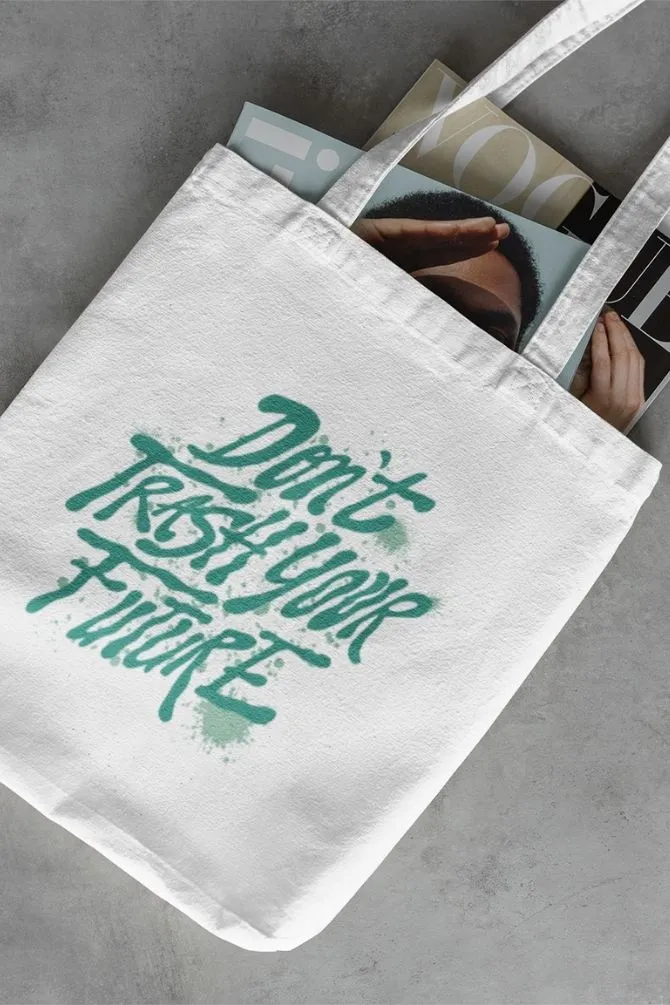 Climate Action Quote Zipper Tote Bag