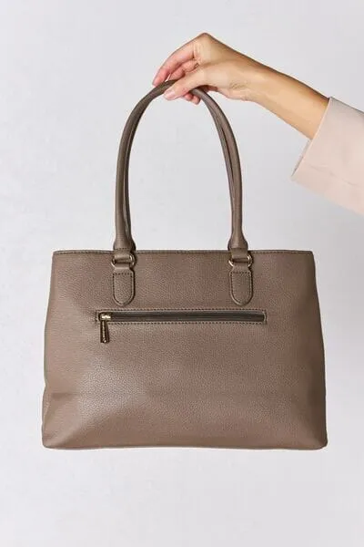 David Jones Structured Leather Handbag