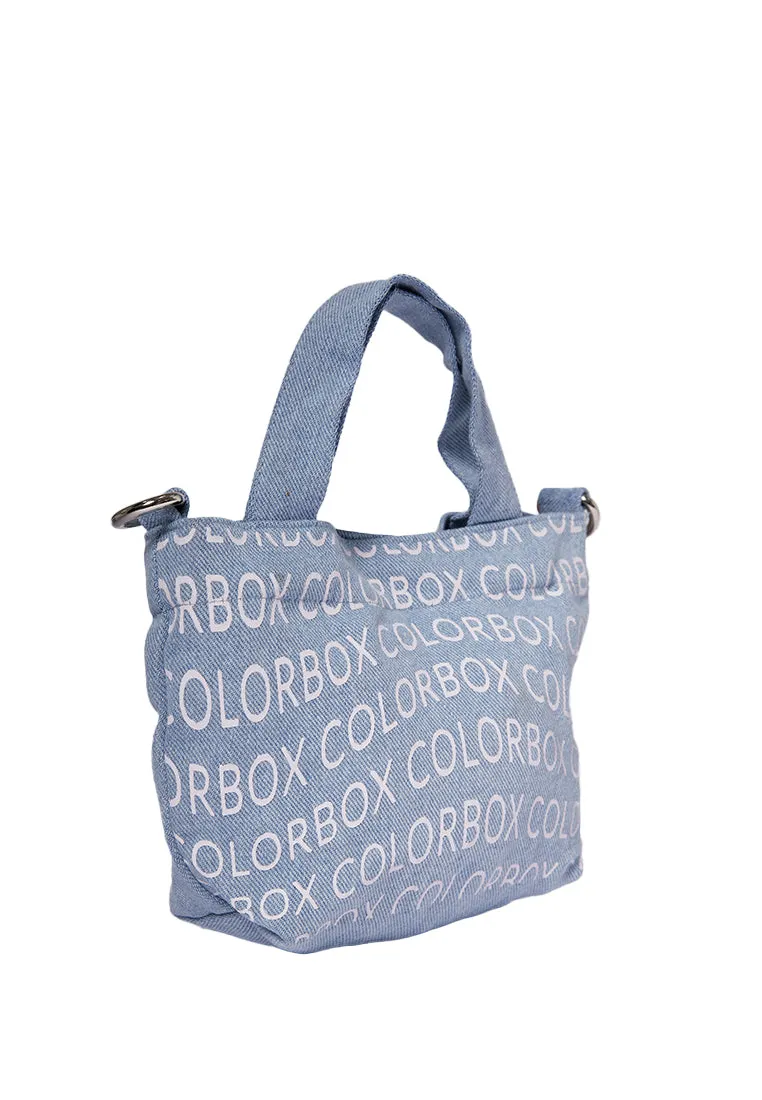 Denim Blue Micro Tote Bag