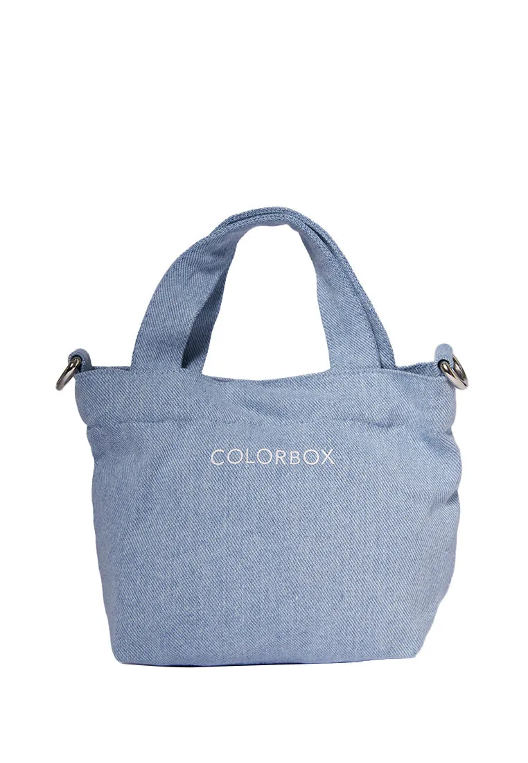 Denim Blue Micro Tote Bag