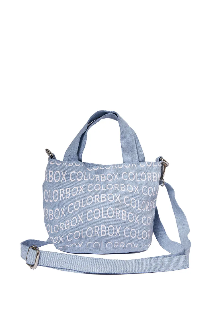 Denim Blue Micro Tote Bag