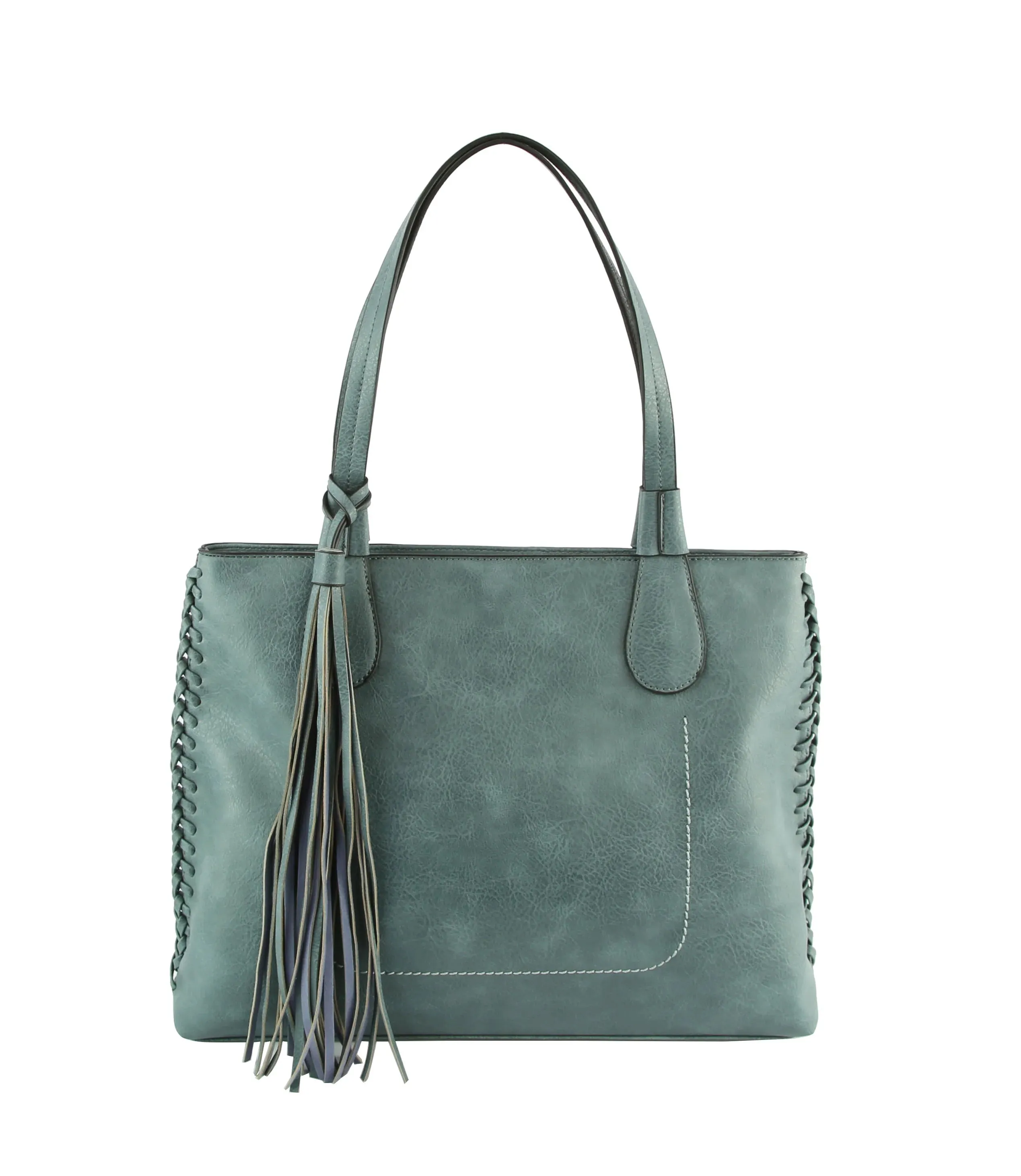 Faith Whipstitch Tote - Denim