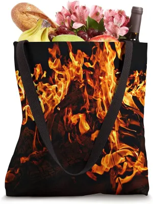 FlamesFire Tote Bag,Gift for Christmas,Thanksgiving/Birthday/Anniversary/Holiday/Cute Valentine/Graduation/Halloween/Housewarming/Graduation