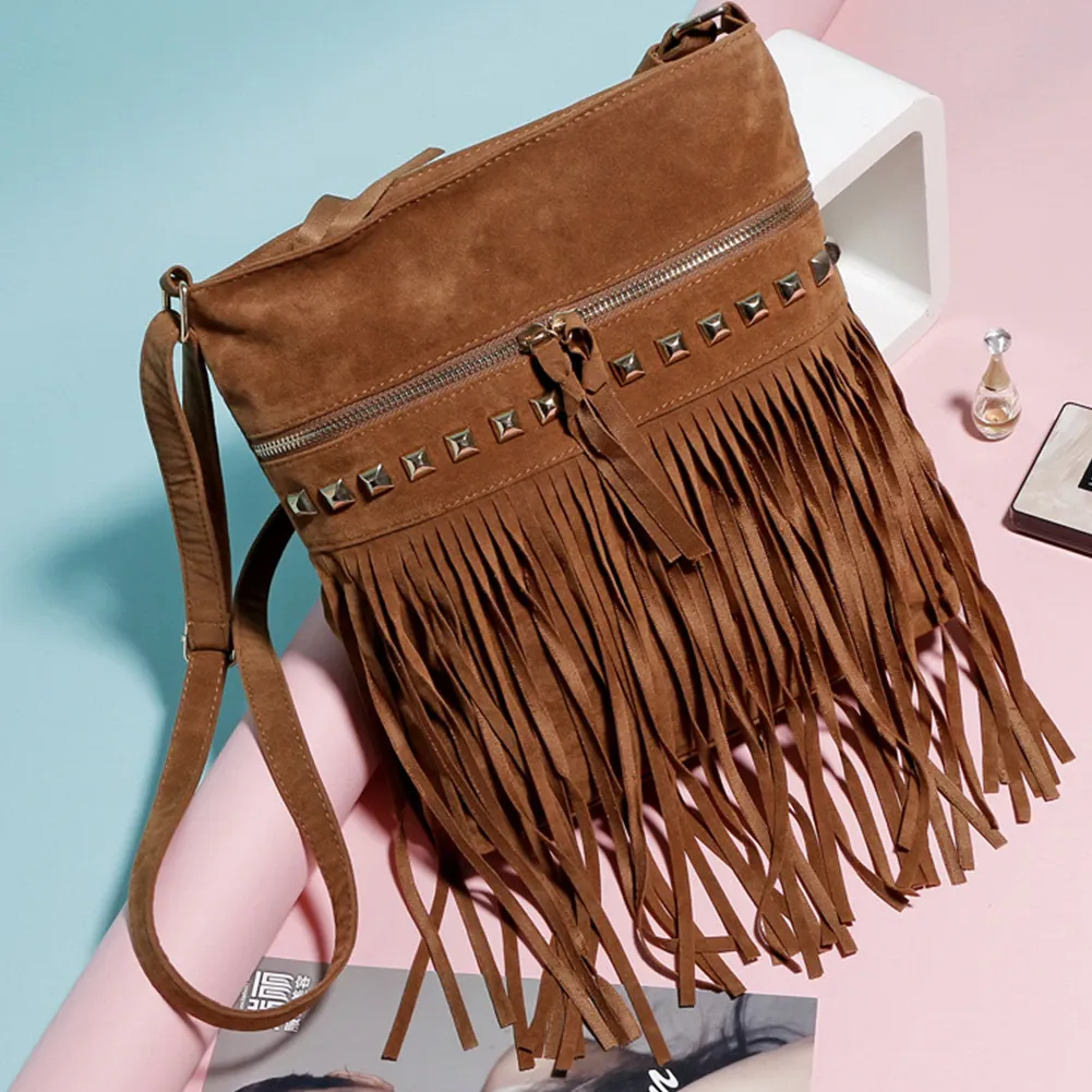 Funki Buys | Bags | Handbags | Women's Boho Hippy Fringe Bag