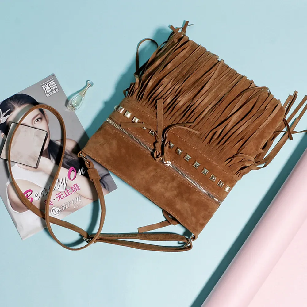 Funki Buys | Bags | Handbags | Women's Boho Hippy Fringe Bag