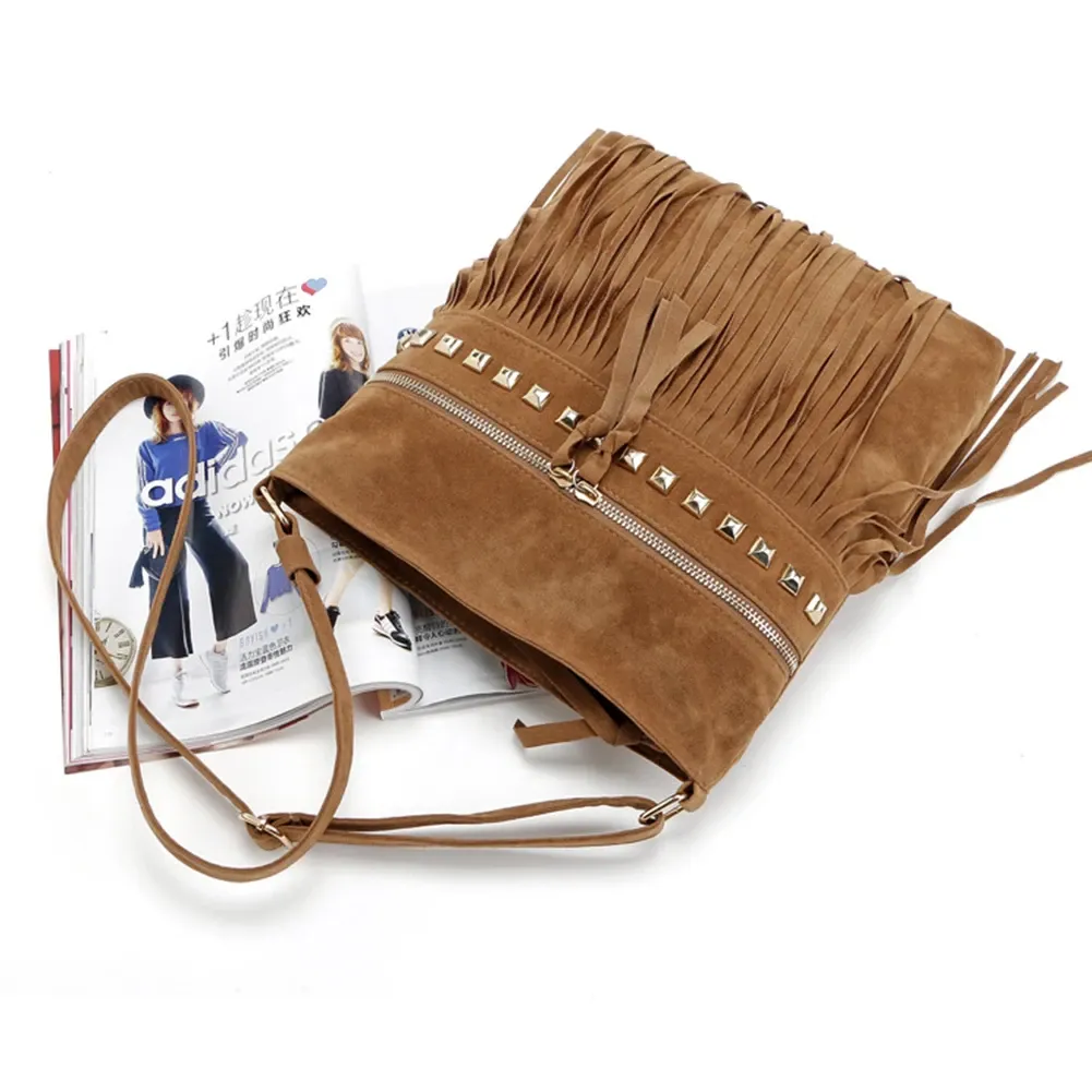 Funki Buys | Bags | Handbags | Women's Boho Hippy Fringe Bag