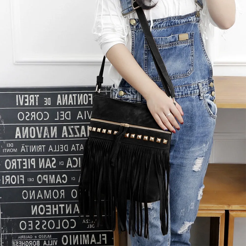 Funki Buys | Bags | Handbags | Women's Boho Hippy Fringe Bag