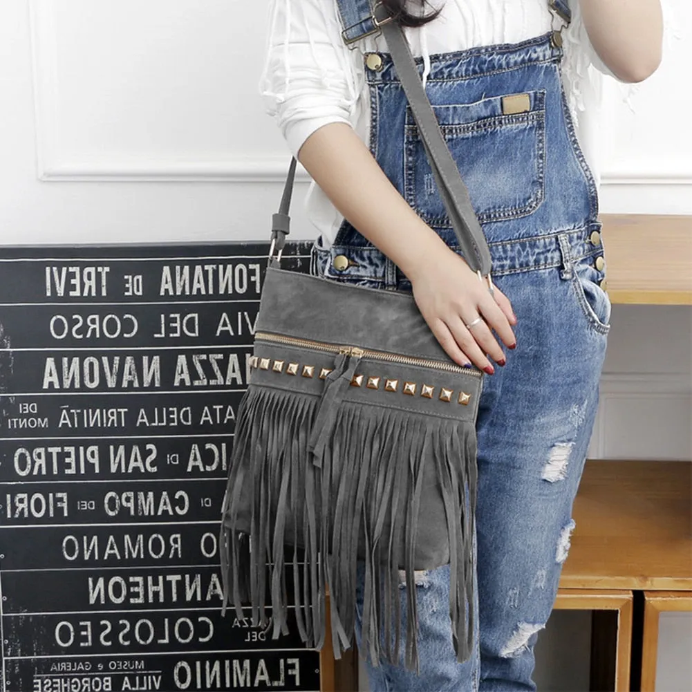 Funki Buys | Bags | Handbags | Women's Boho Hippy Fringe Bag