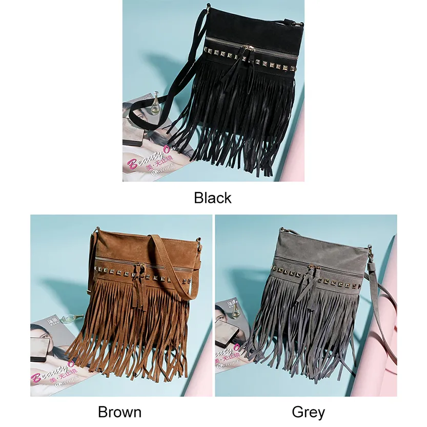 Funki Buys | Bags | Handbags | Women's Boho Hippy Fringe Bag