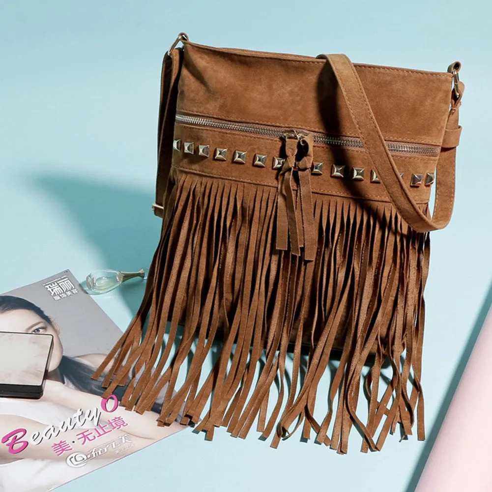 Funki Buys | Bags | Handbags | Women's Boho Hippy Fringe Bag