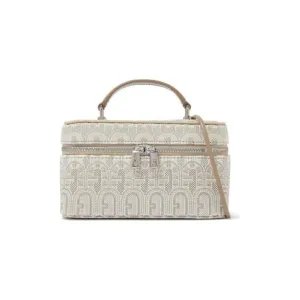 Furla Opportunity Mini Crossbody Vanity Case - Beige