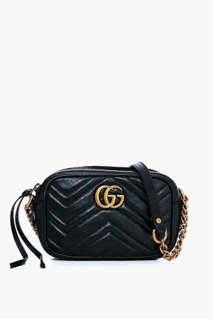 Gucci Black Mini Marmont Crossbody