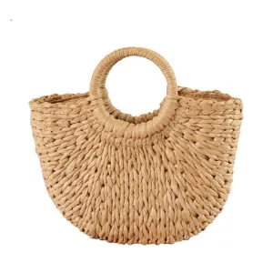 Handmade Semicircle Women Handbag