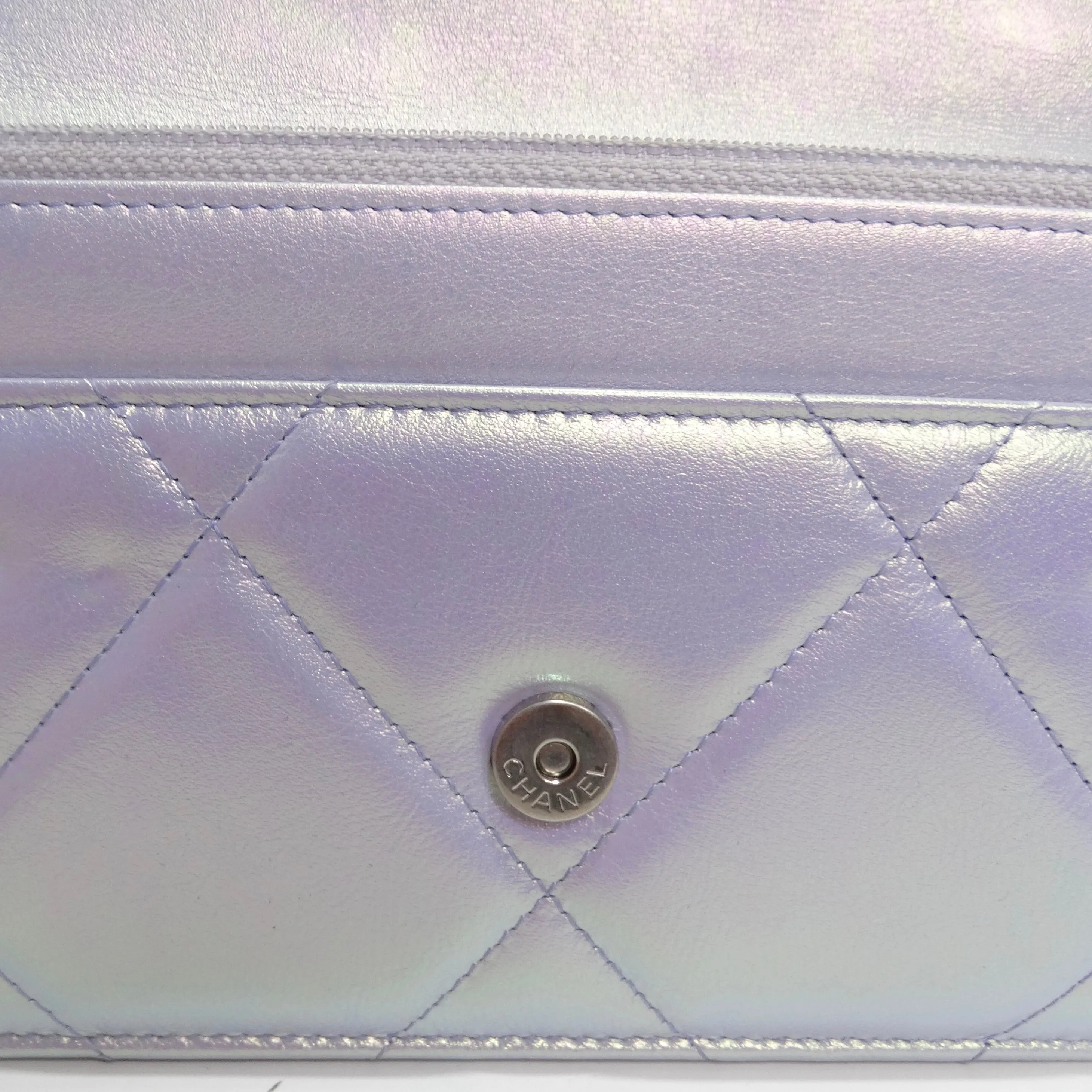 Iridescent Calfskin Quilted Medium Chanel 19 Flap Bag