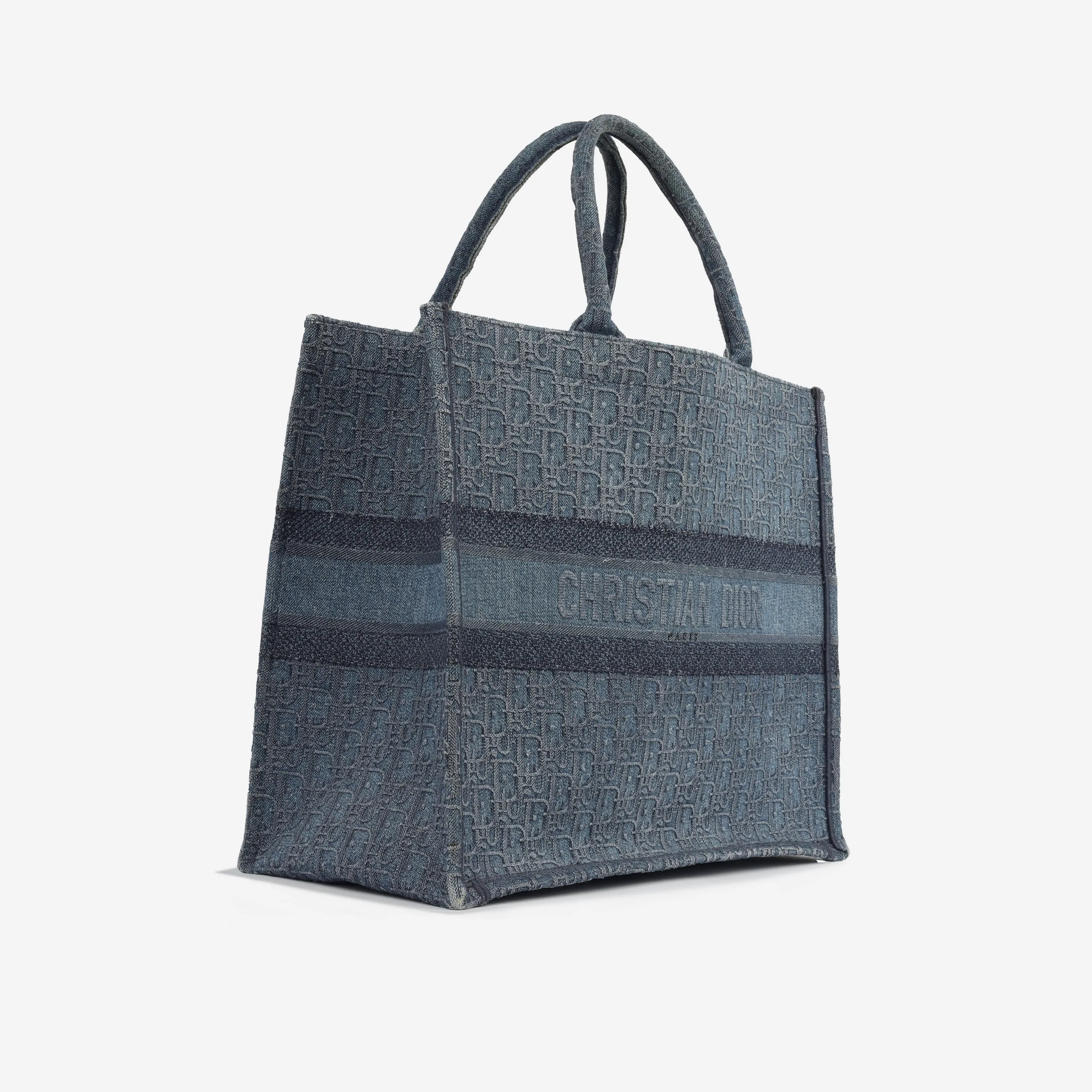 Large Book Tote - Blue Denim