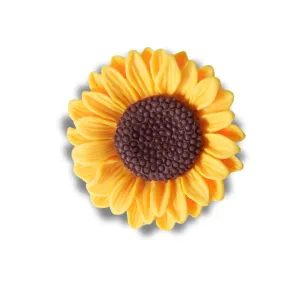 Large sunflower button (40 mm)