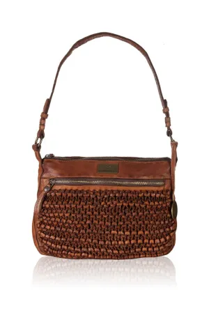 Leather handbag with Crossbody Sling - Rianna