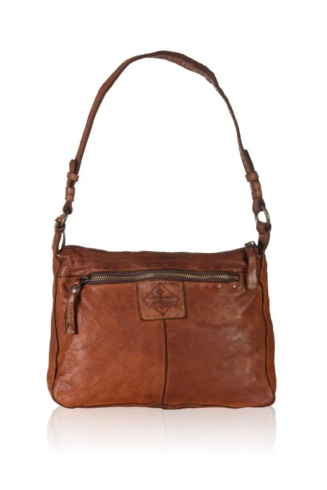 Leather handbag with Crossbody Sling - Rianna