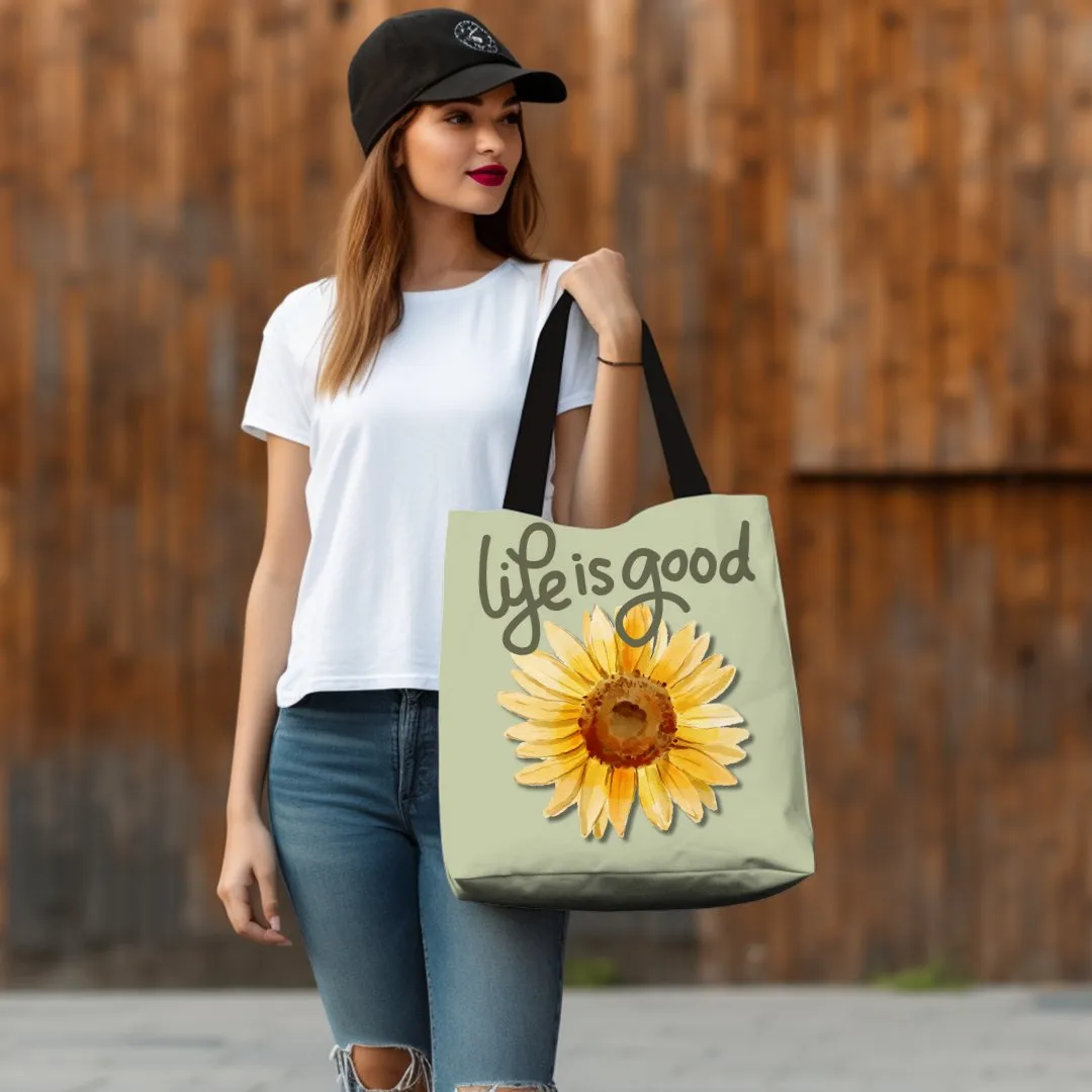 Life is Good Custom Printed Tote