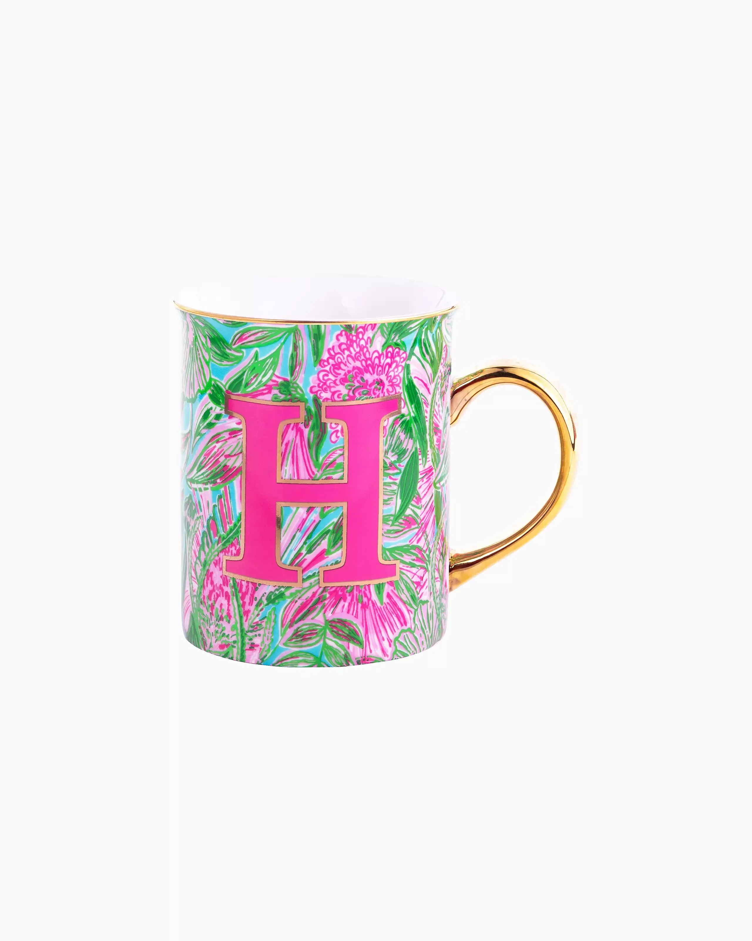 Lilly Pulitzer Initial Ceramic Mug