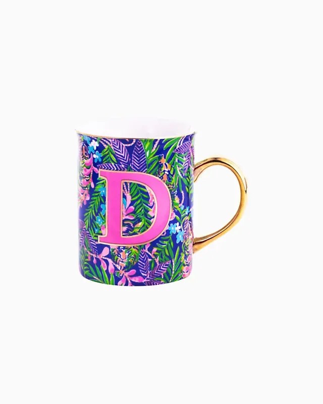 Lilly Pulitzer Initial Ceramic Mug