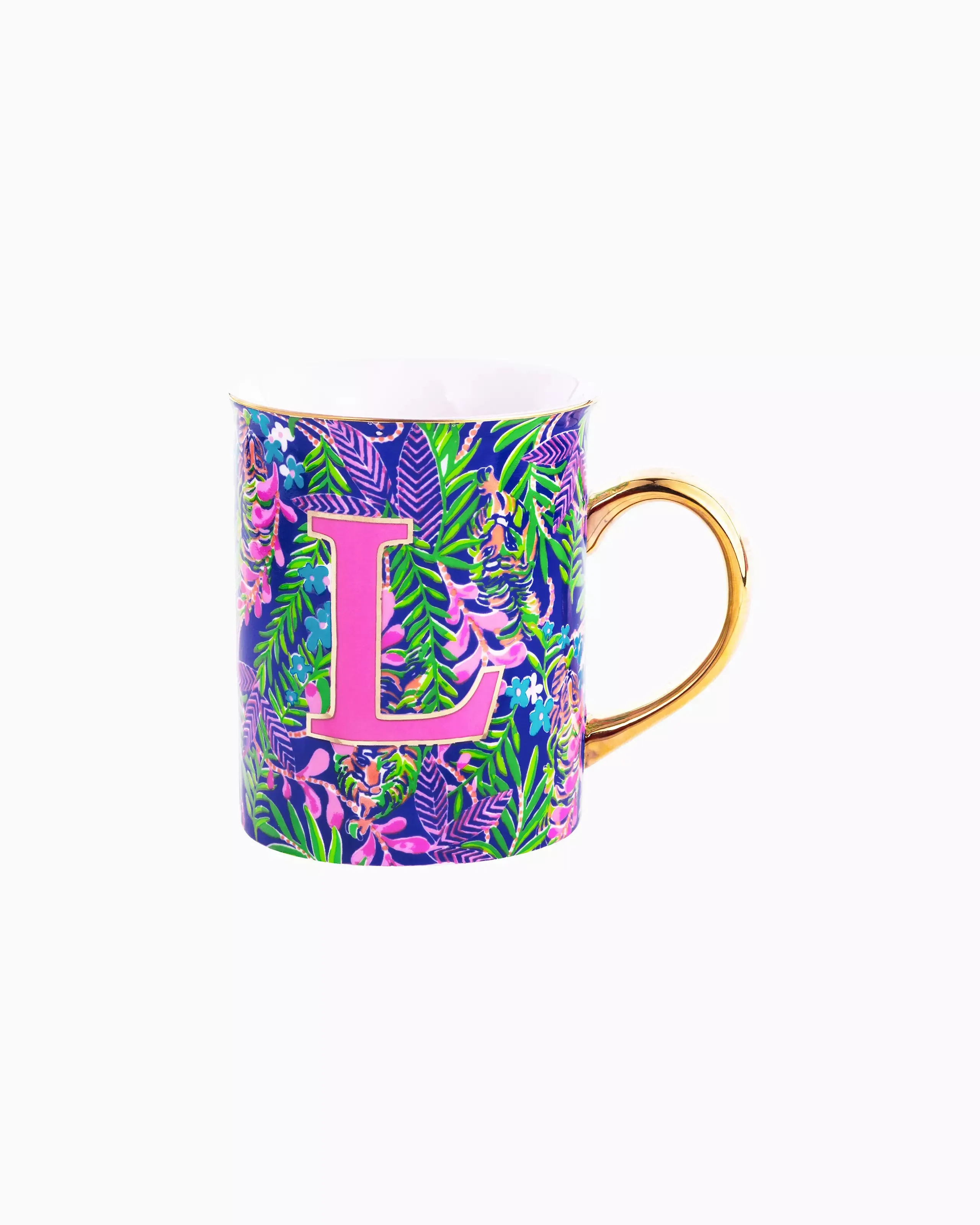 Lilly Pulitzer Initial Ceramic Mug