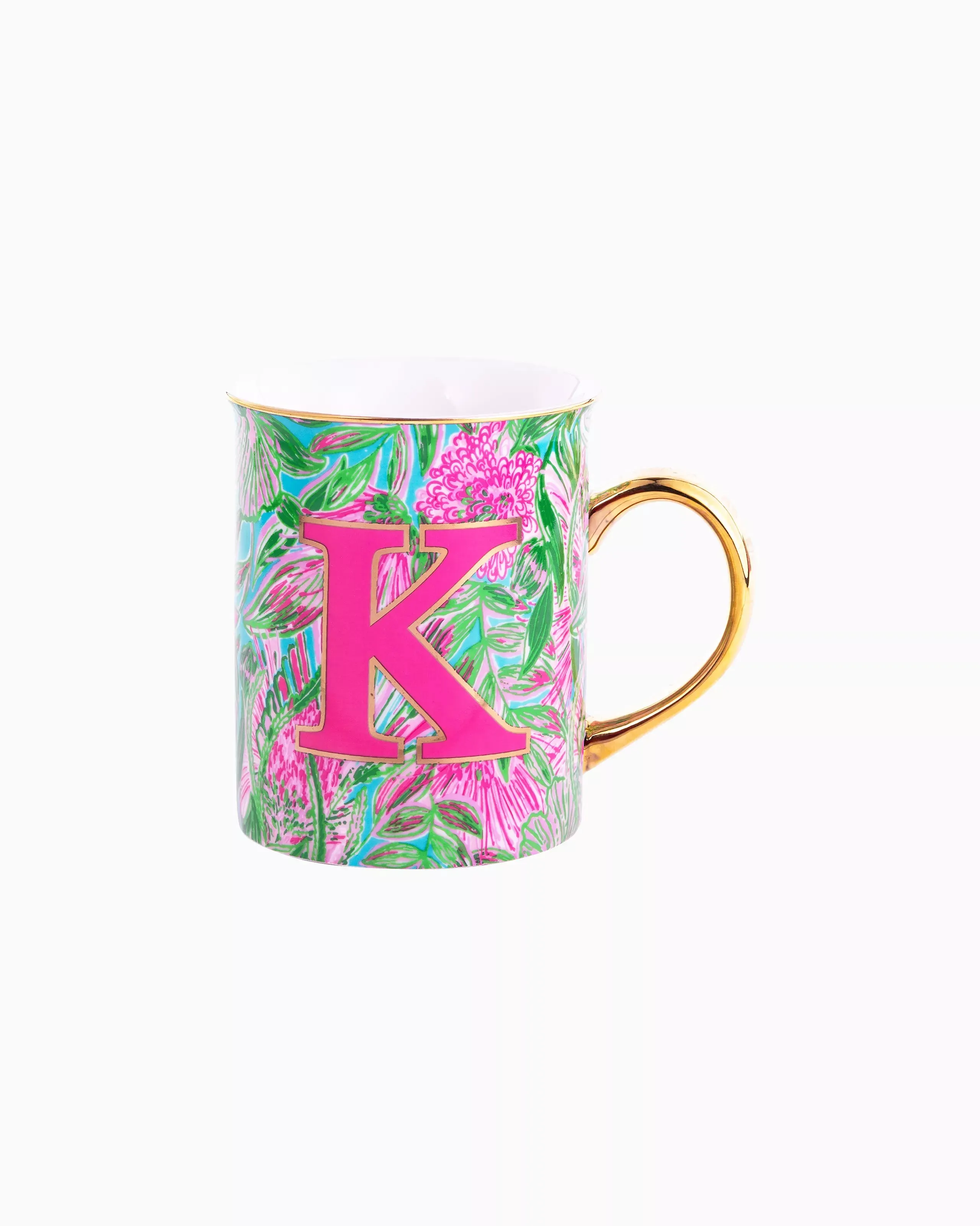 Lilly Pulitzer Initial Ceramic Mug