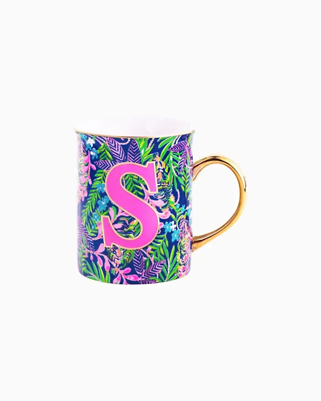 Lilly Pulitzer Initial Ceramic Mug