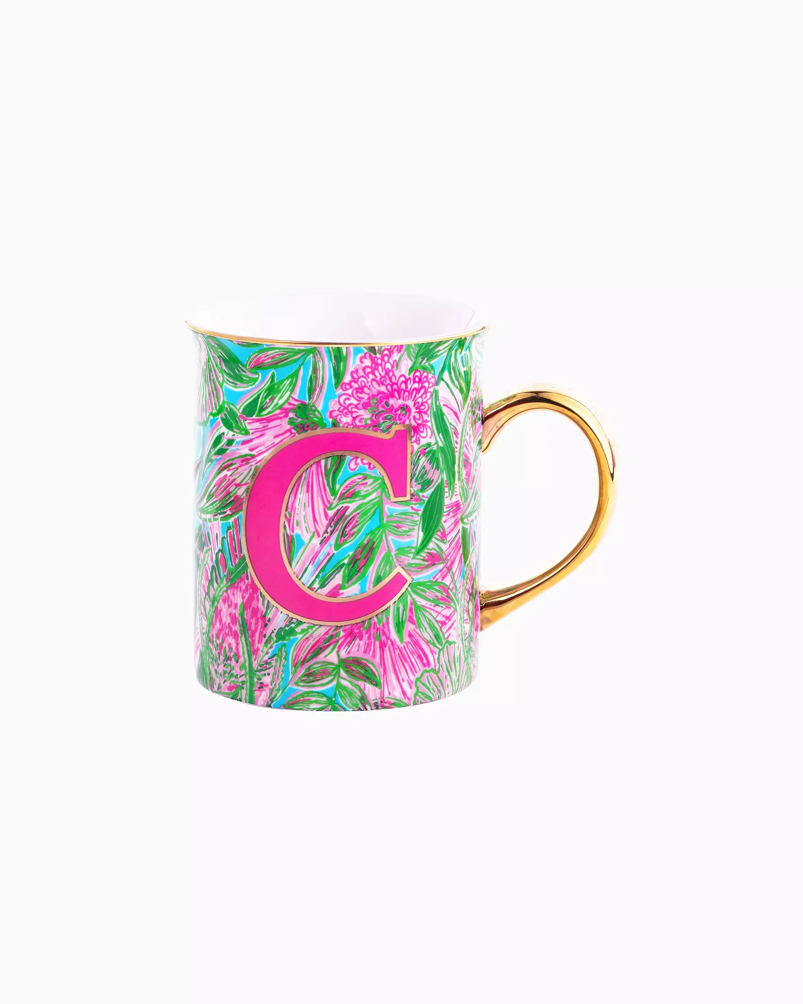 Lilly Pulitzer Initial Ceramic Mug