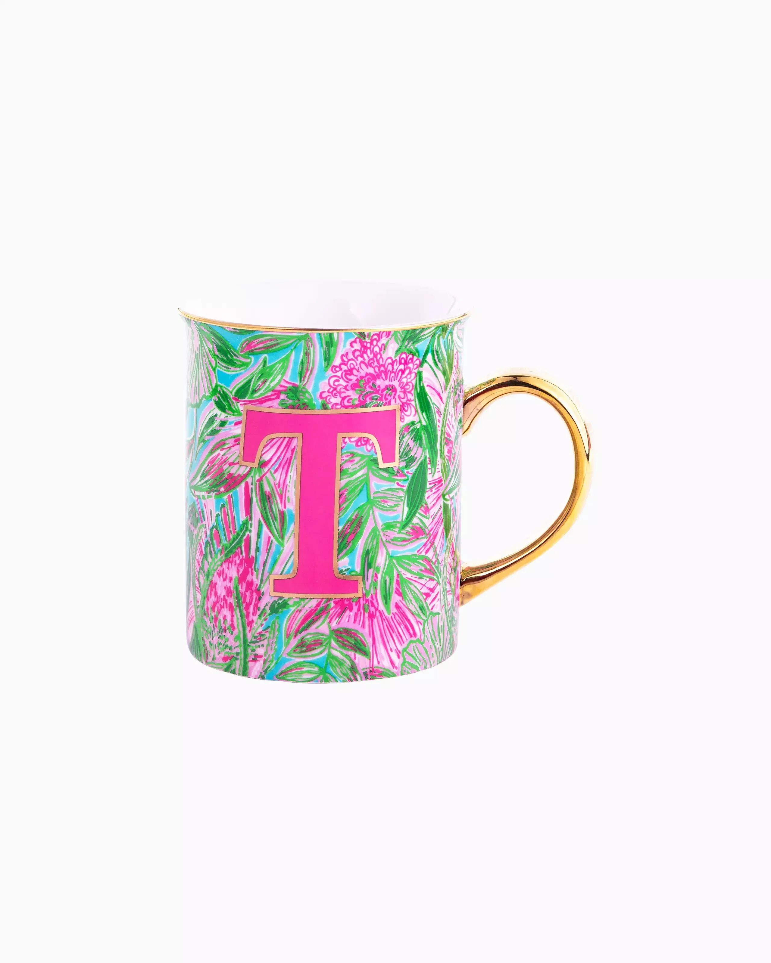 Lilly Pulitzer Initial Ceramic Mug