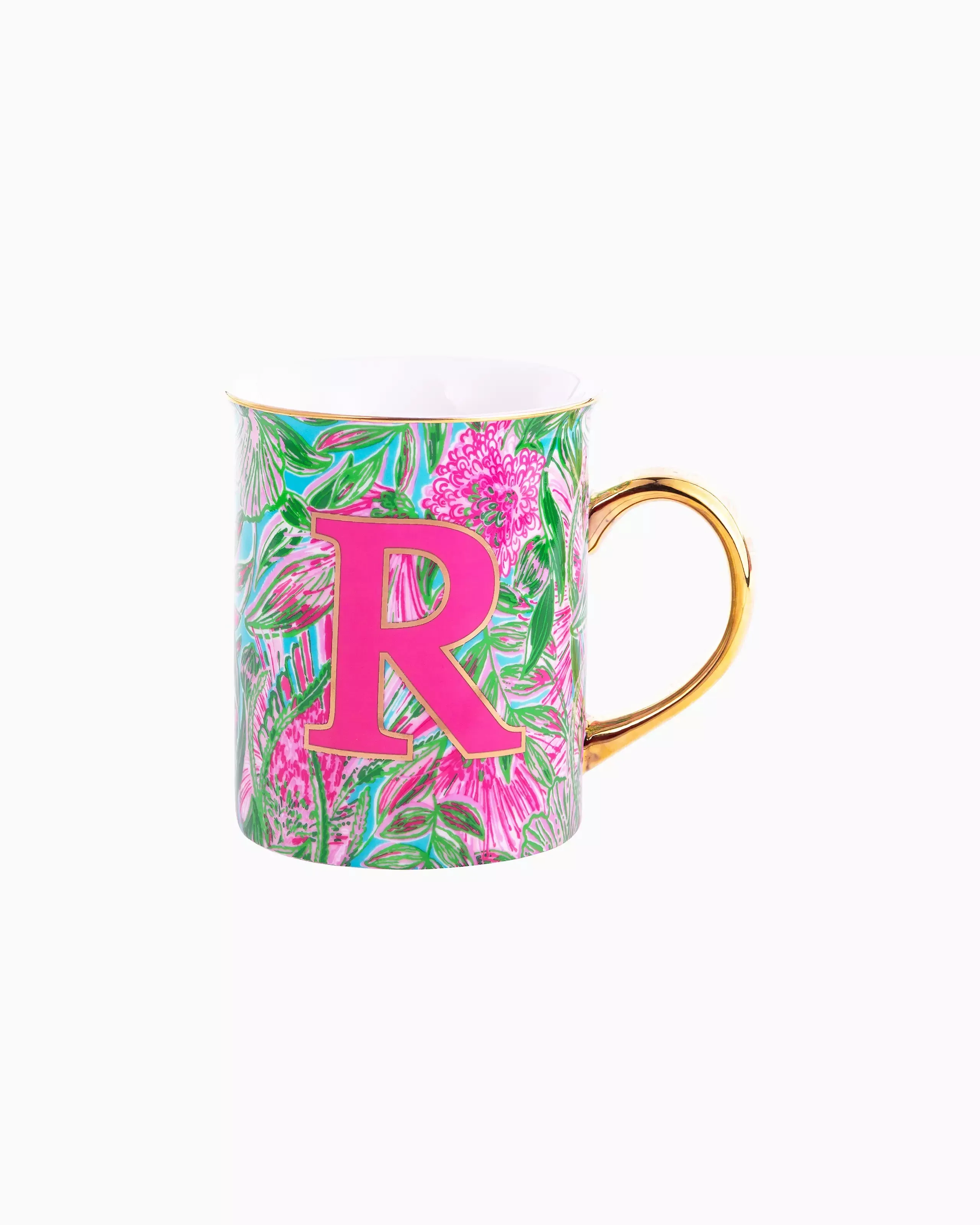 Lilly Pulitzer Initial Ceramic Mug